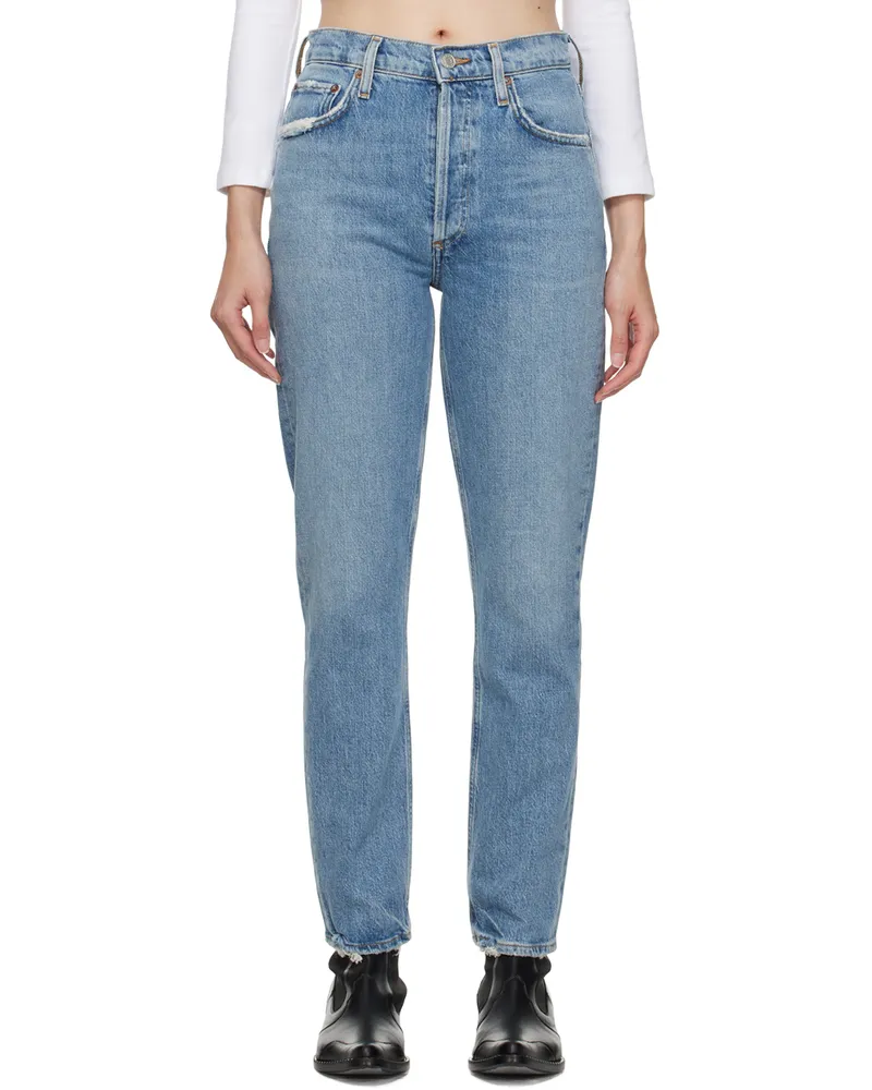 AGOLDE Blue Riley Jeans Quiver