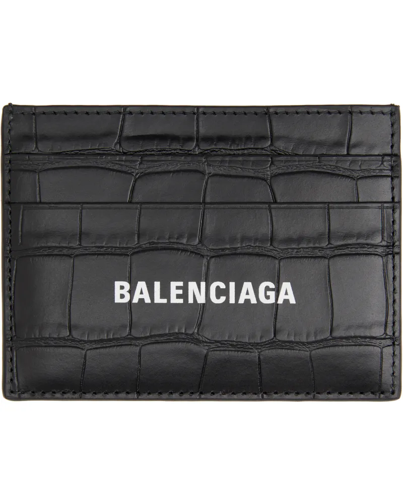 Balenciaga Black Cash Card Holder 1000