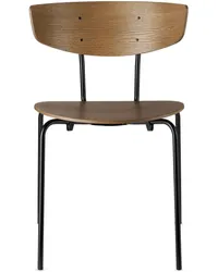 ferm LIVING Black & Brown Herman Dining Chair Dark