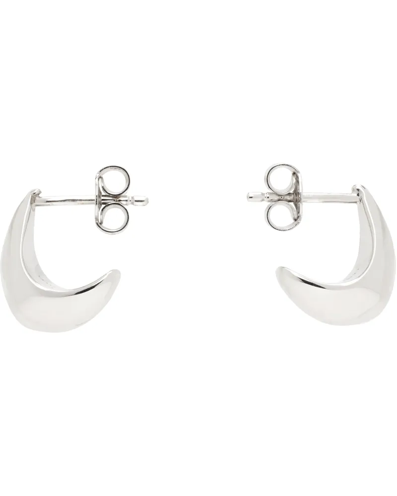 Christophe Lemaire Silver Micro Drop Earrings Bk927