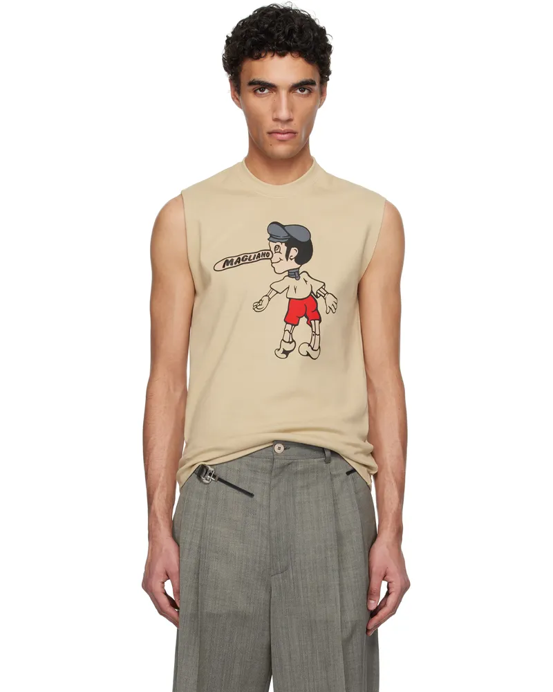 Magliano Beige Mascotte Tank Top 72