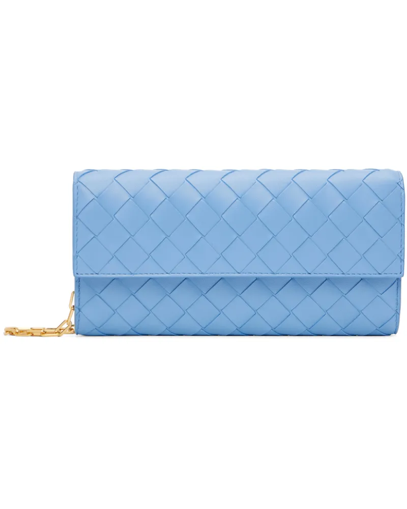 Bottega Veneta Blue Chain Wallet 8546