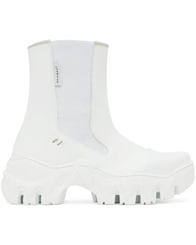 Rombaut White Boccaccio II Chelsea Boots White