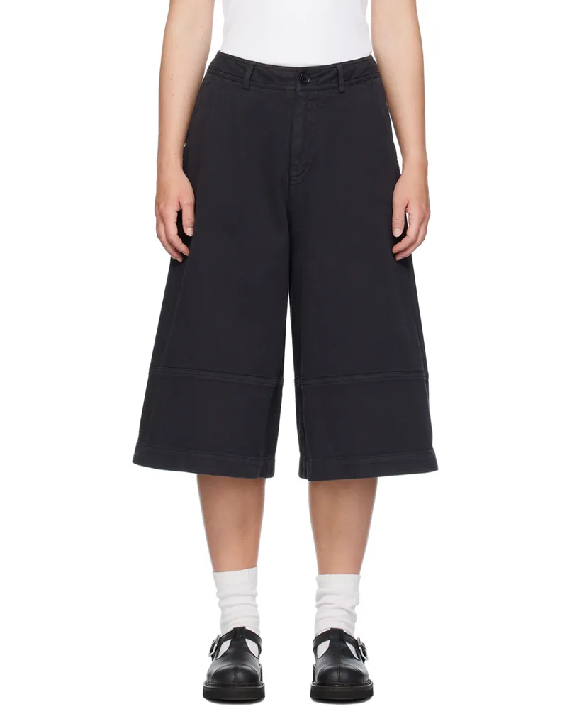 YMC Black Ezy Trousers 01-black