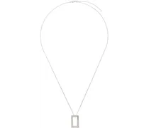 Silver 'Le 3.4g' Rectangle Necklace