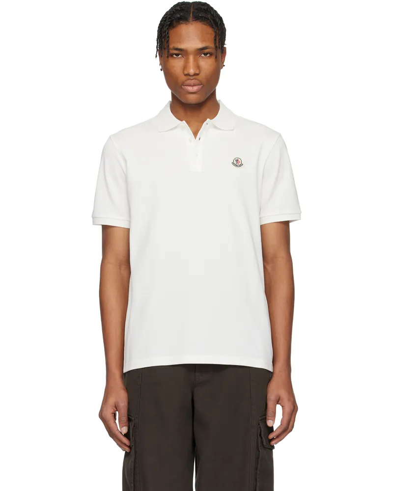 Moncler White Archivio SS Polo 34