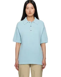 Nanushka Blue Carver Polo Sky