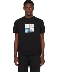 Adererror Black Patch T-Shirt Noir