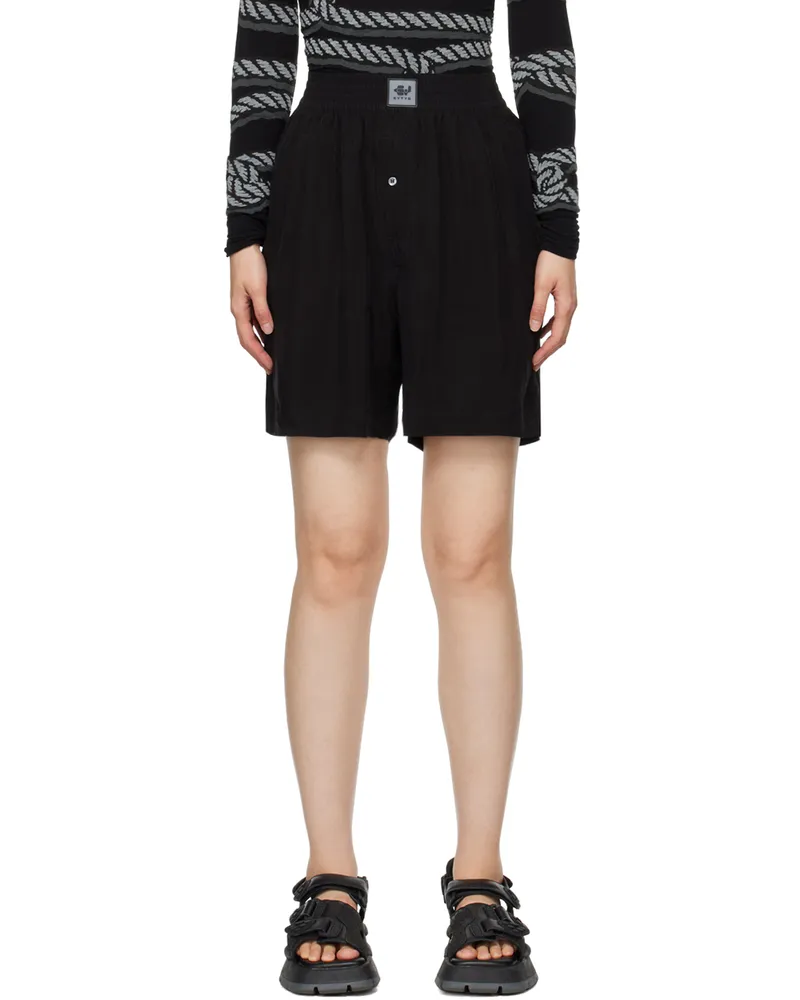 Eytys Black Aniara Shorts Black