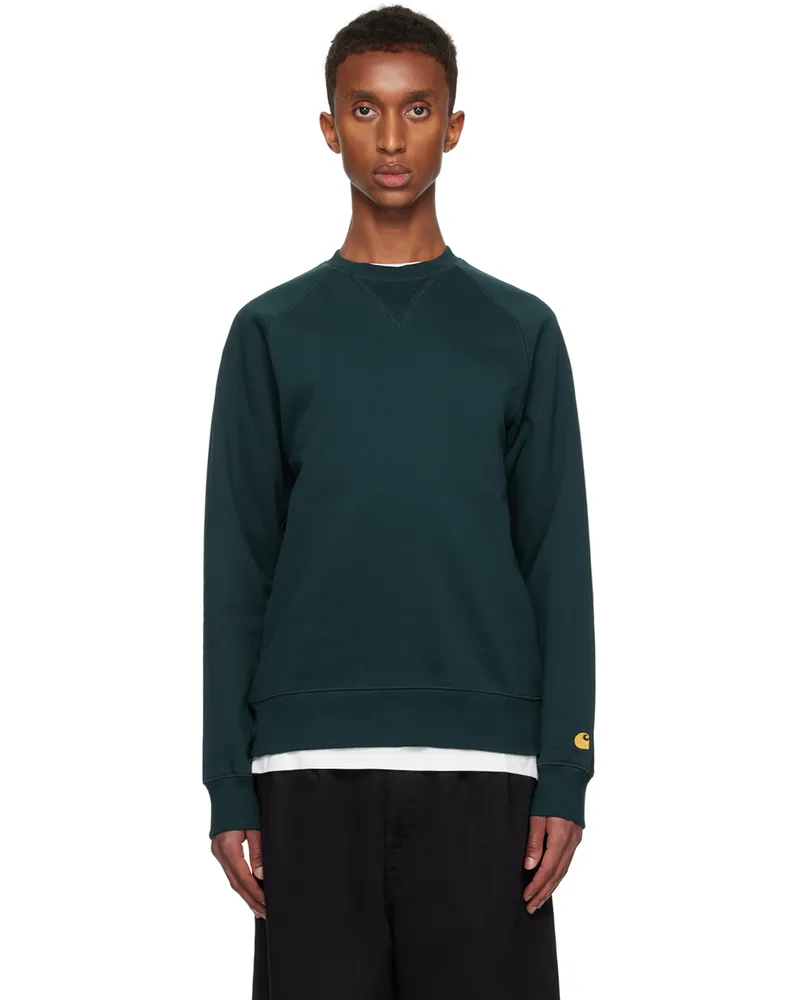 Carhartt WIP Blue Chase Sweatshirt 2d0xx