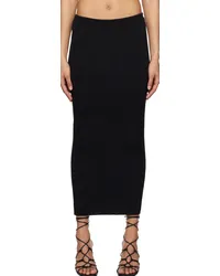 Christopher Esber Black Submerged Underwear Maxi Skirt Black