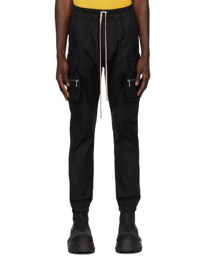 Rick Owens Black Porterville Mastodon Cargo Pants 09