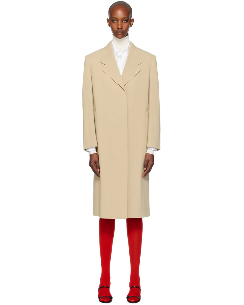 The Row Beige Elea Coat San