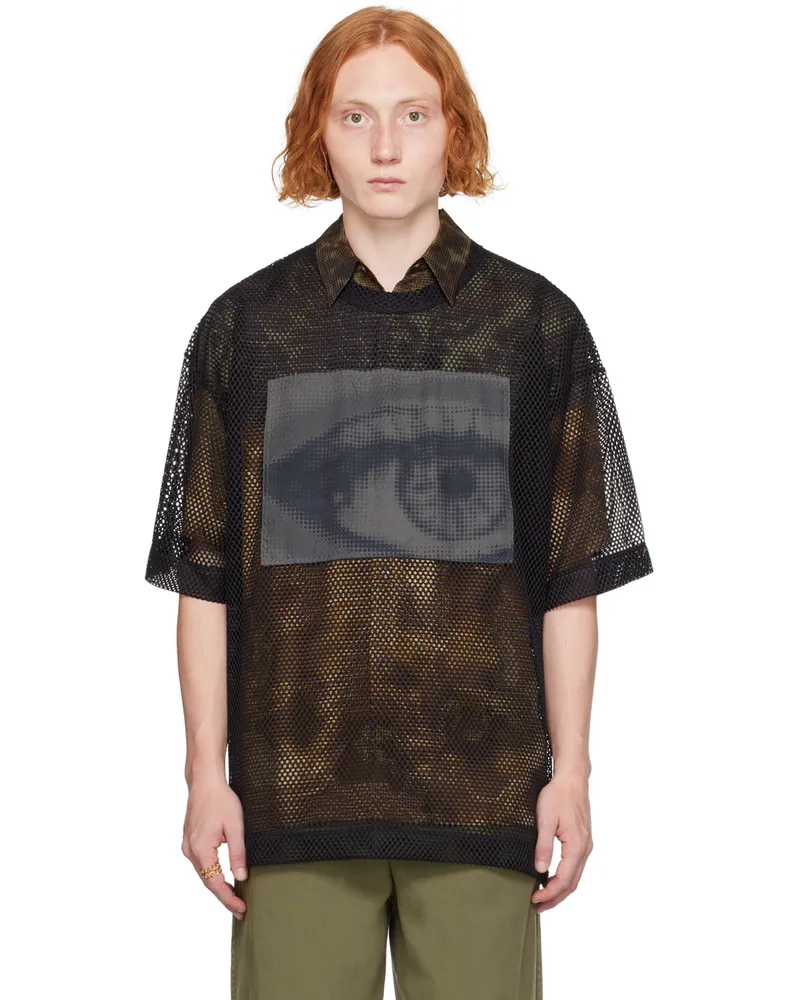 Dries van Noten Black Patch T-Shirt 900