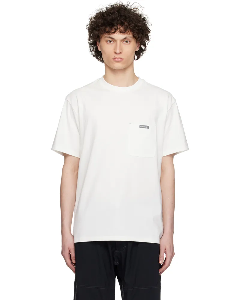 and wander White Gramicci Edition Backprint T-shirt White
