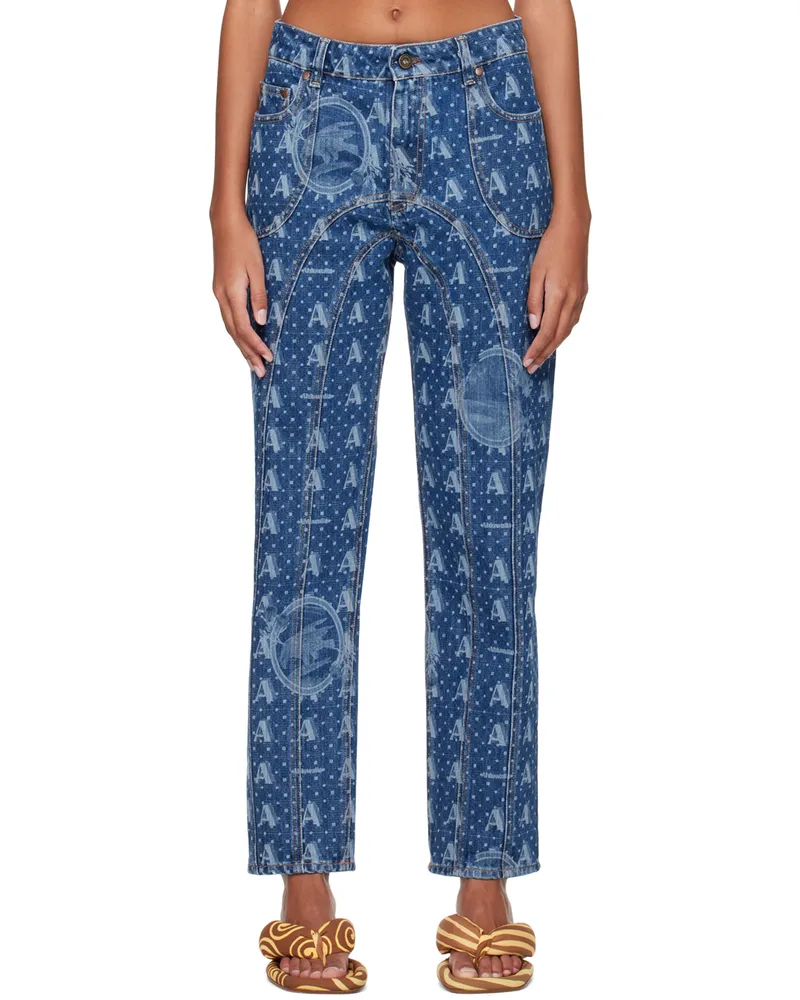AHLUWALIA Indigo Mombasa Jeans Dark