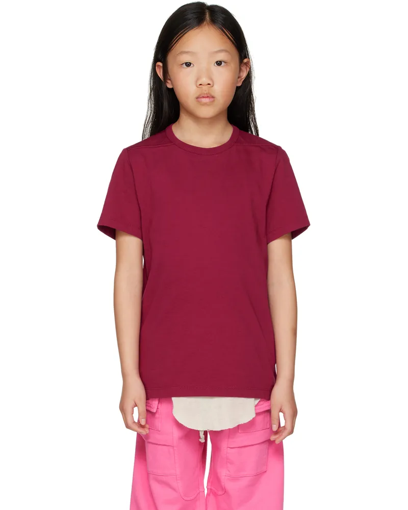 Rick Owens Kids Pink Level T-Shirt Fuchsia