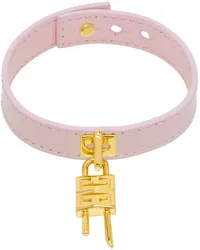 Givenchy Pink Mini Lock Bracelet 674-blossom