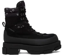 Black Gao Platform Boots