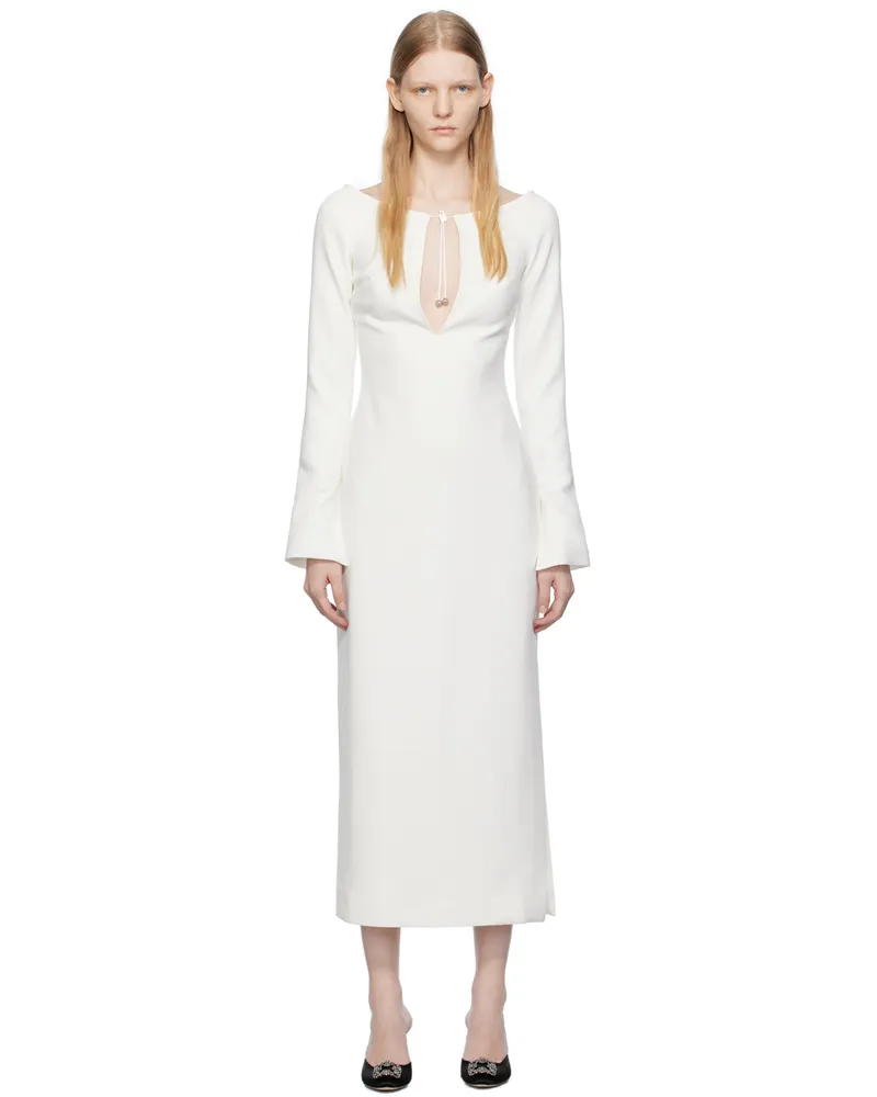 16ARLINGTON White Solare Midi Dress White