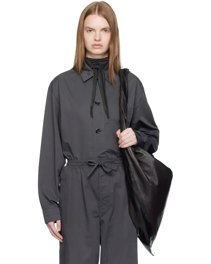Christophe Lemaire Gray Pyjama Shirt Bk878
