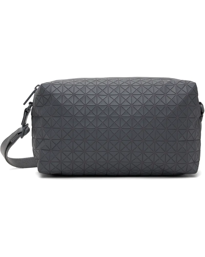 Issey Miyake Gray Saddle One-Tone Bag 12-gray