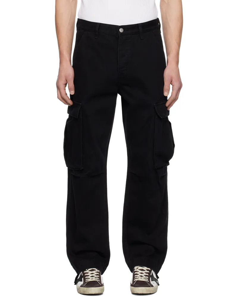ksubi Black Sott Fugitive Cargo Pants Black