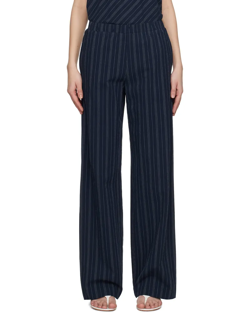 bec & bridge Navy Peyson Trousers Ink