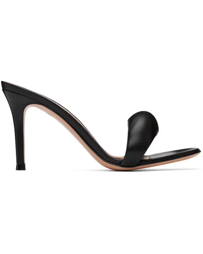 Gianvito Rossi Black Bijoux 85 Mules Nero