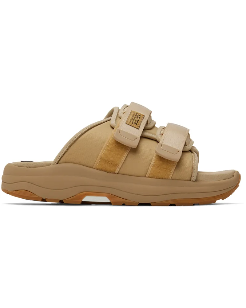 SUICOKE Beige MOTO-Run Sandals Beige