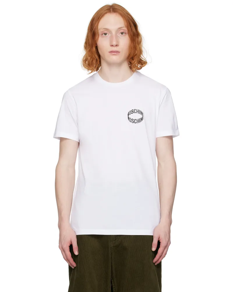 Moschino White Bonded T-Shirt A1001