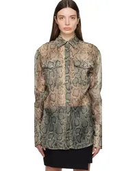 SPORTMAX Khaki Canore Shirt Beige