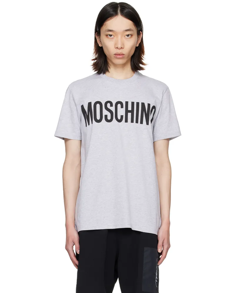 Moschino Gray Printed T-Shirt A1485