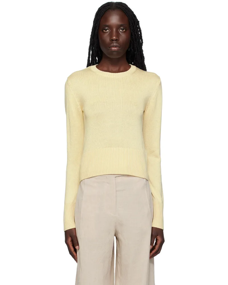 Totême Beige Crewneck Sweater 702