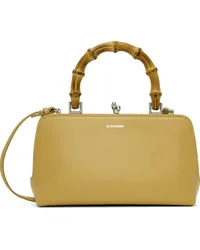 Jil Sander Yellow Goji Bamboo Mini Bag Pale