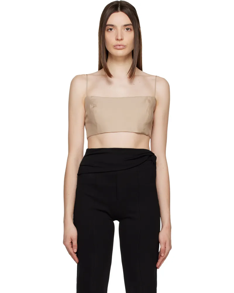 GAUGE81 Beige Chiba Tank Top Quicksand