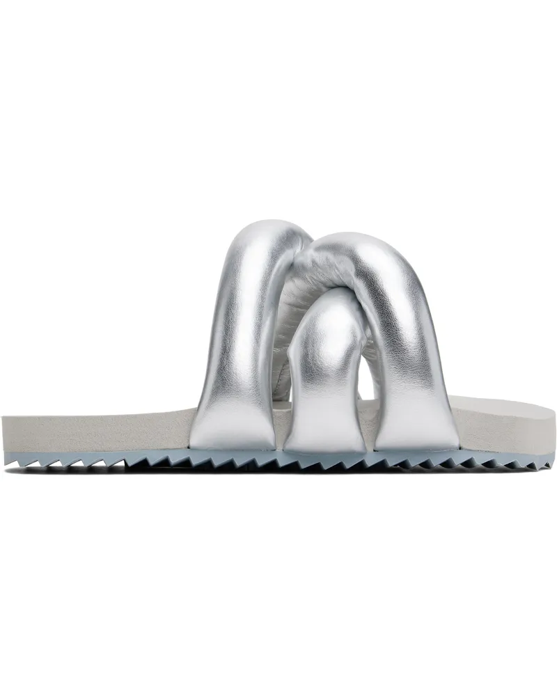YUME YUME Silver Tyre Slides Silver