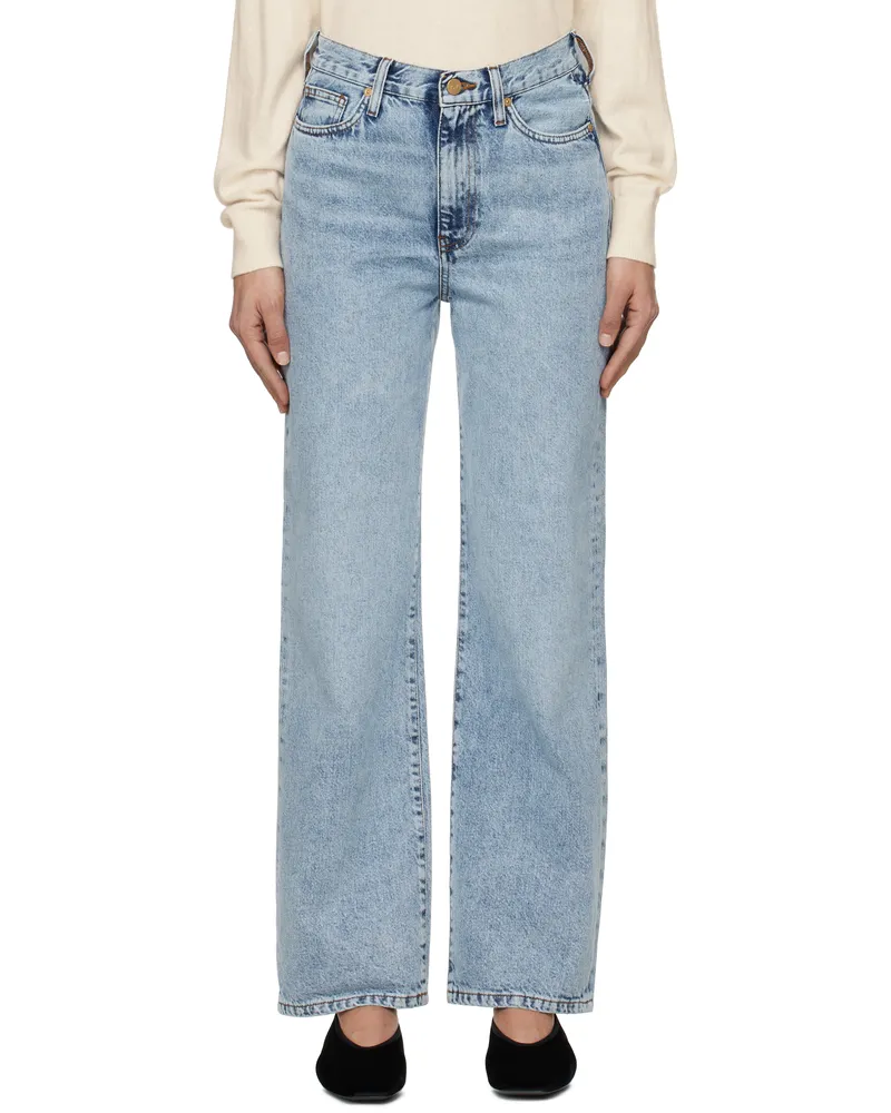 TOVE Blue Sofie Relaxed Leg Jeans Mid