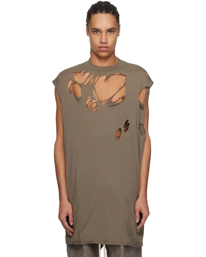 DRKSHDW by Rick Owens Gray Hollywood Tarp T-shirt 34