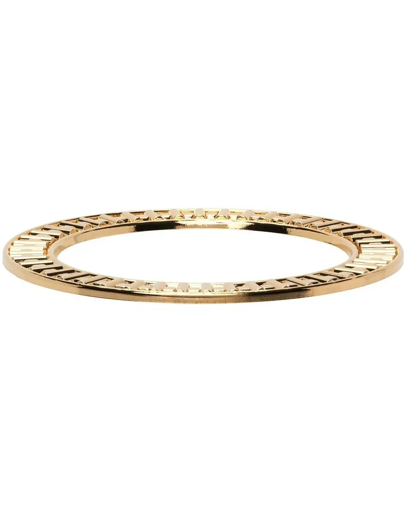 In Gold We Trust Paris SSENSE Exclusive Gold Needle Bearing Bracelet Gold