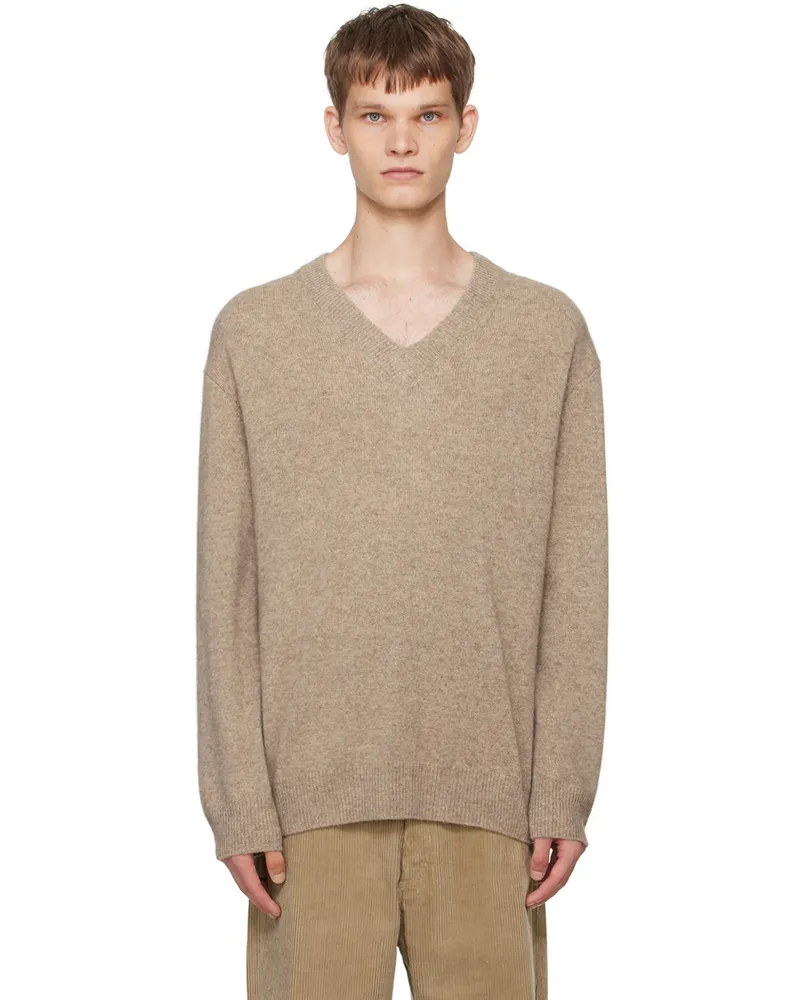 A.P.C. Taupe Dany Sweater Mastic