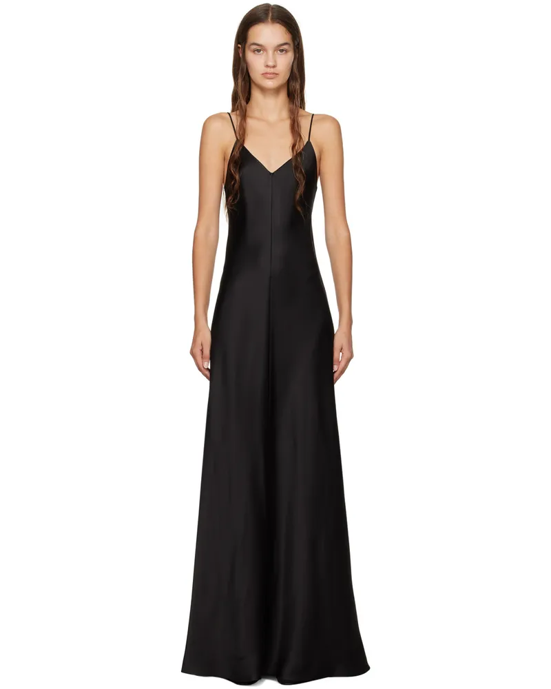 The Row Black Guinevere Maxi Dress Black