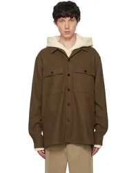 Jil Sander Khaki Virgin Wool Jacket *