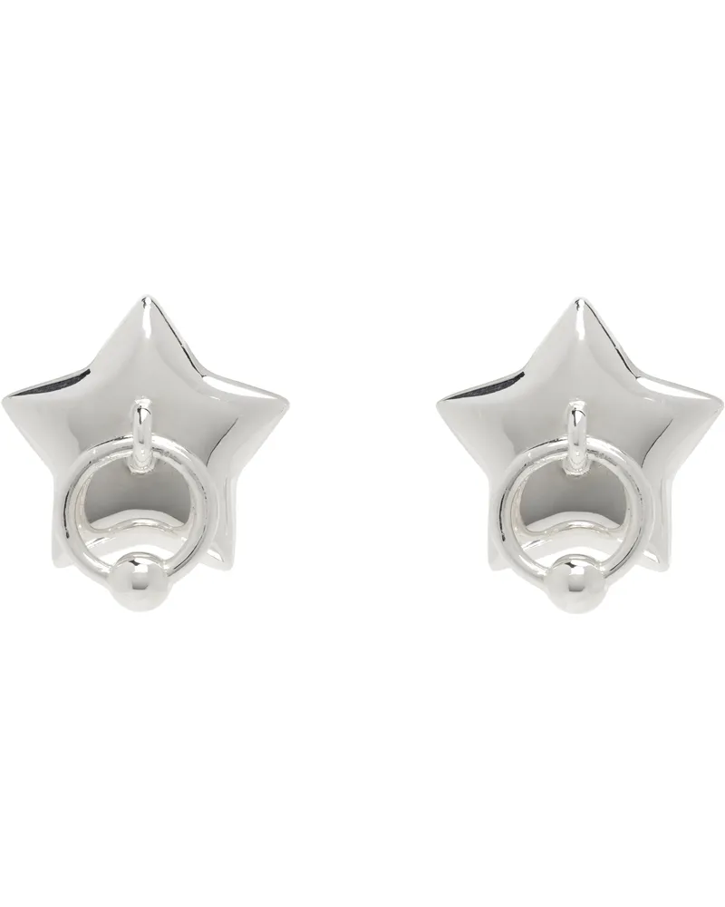 Sandy Liang Silver Wanda Earrings Silver