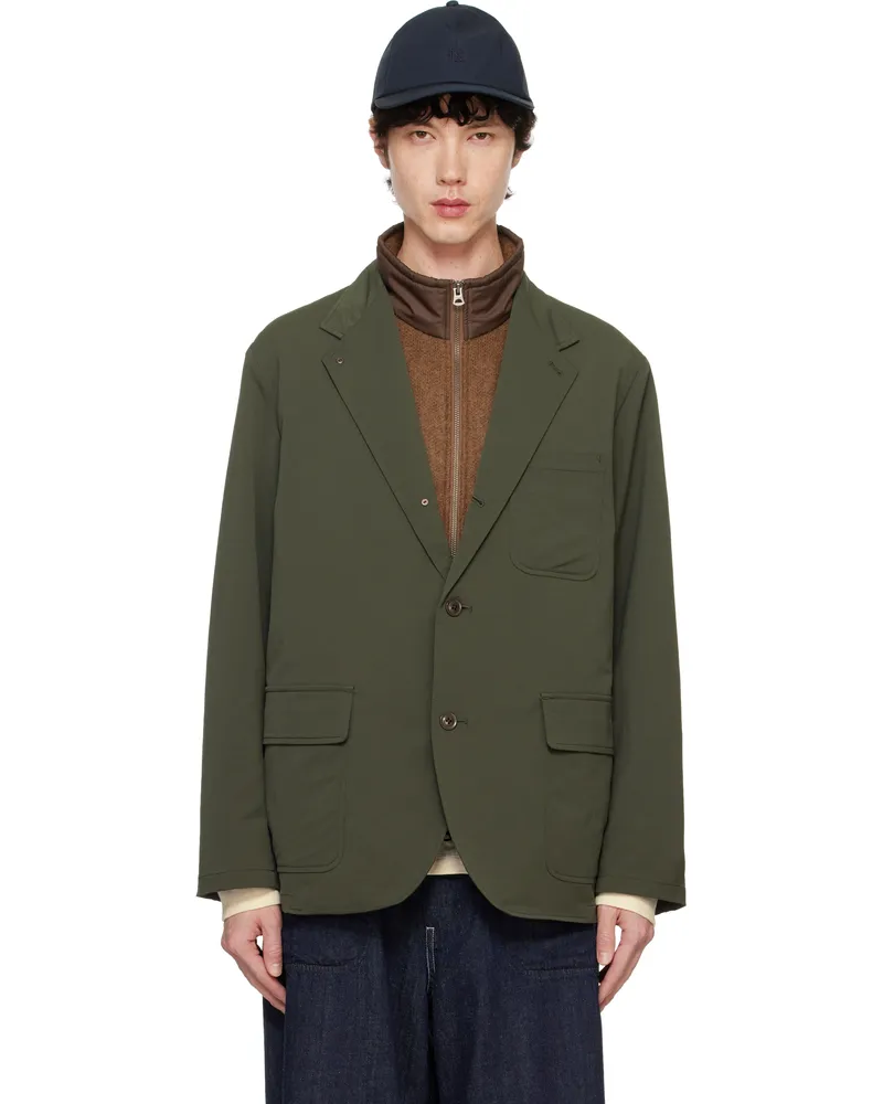 nanamica Khaki ALPHADRY Club Blazer Ol
