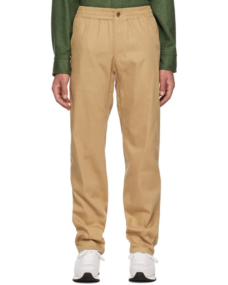 A.P.C. Beige Chuck Trousers Bac