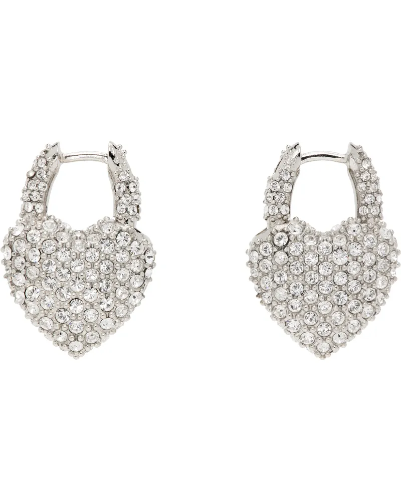 Balenciaga Silver Minnie Earrings 1404