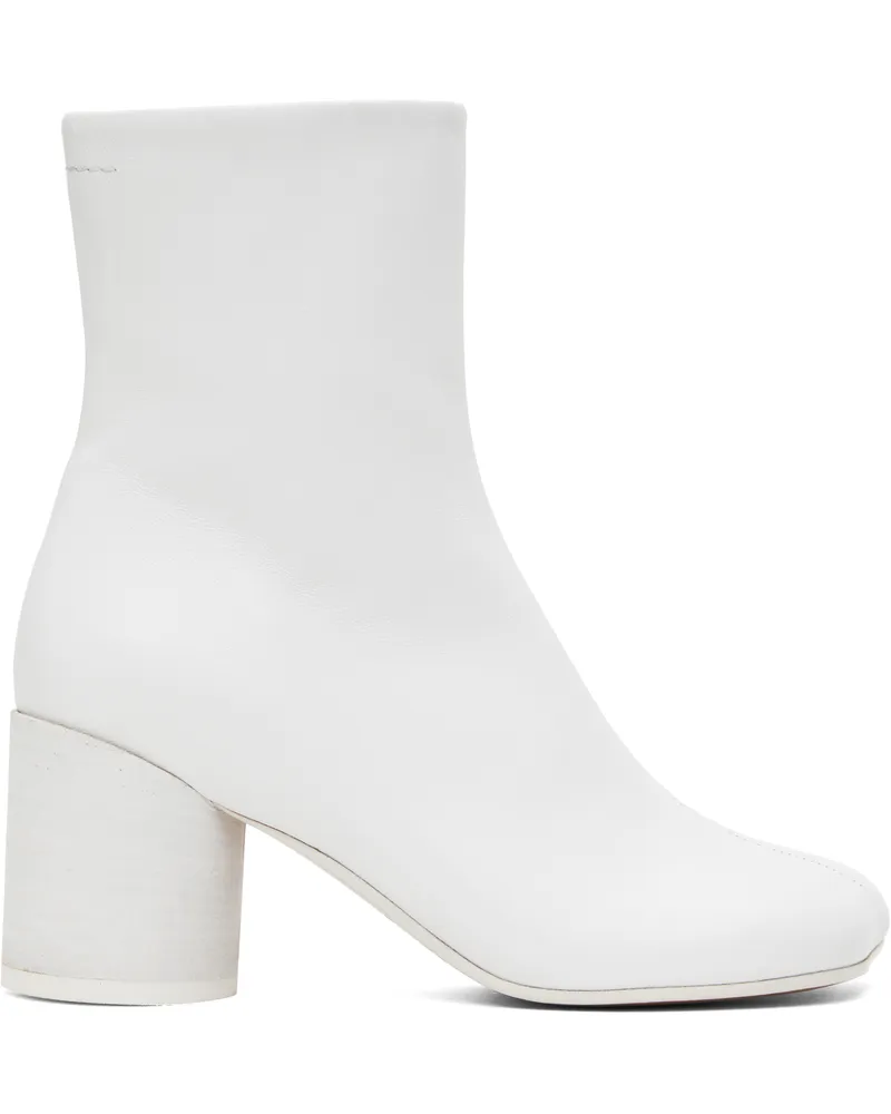 Maison Margiela White Anatomic Ankle Boots T1003