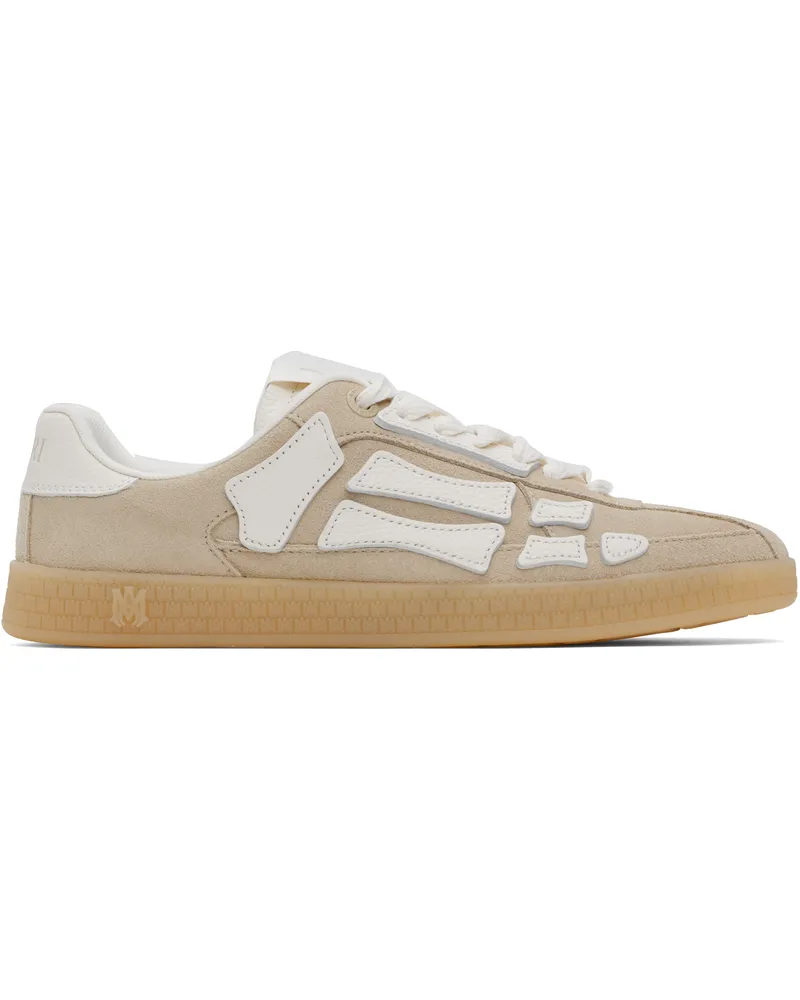 Amiri Beige Pacific Bones Sneakers Sand