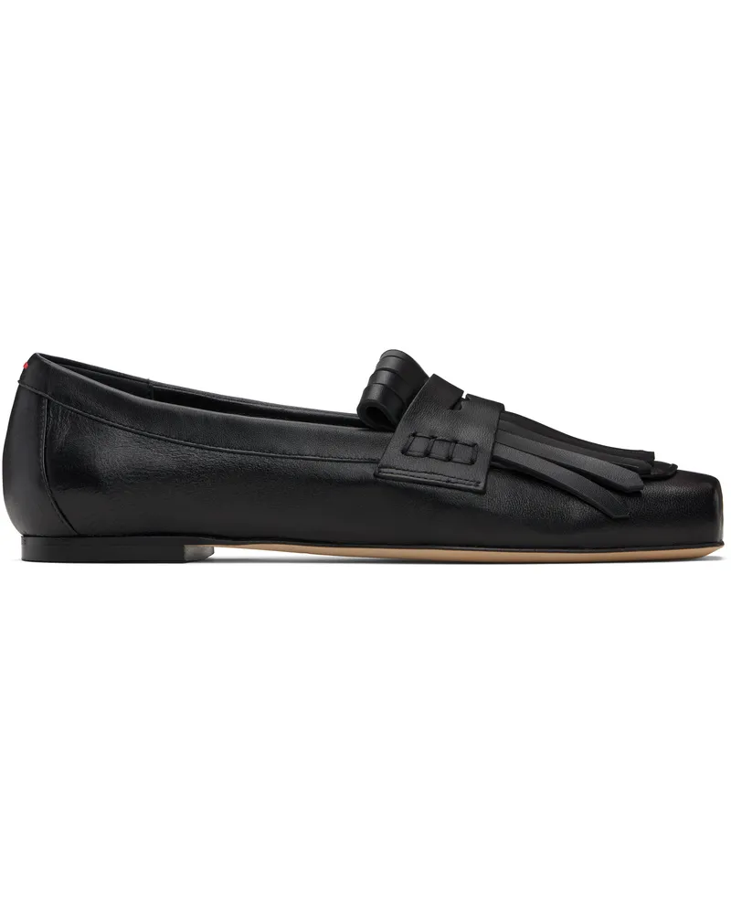 aeyde Black Belen Loafers Black